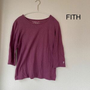 fith フィス トップス カットソー Tシャツ パープル系