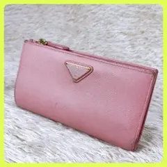 プラダ PRADA 折り財布 ピンク