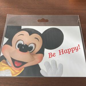 TDR　ミッキー　実写　ポストカード　Be Happy　東京ディズニーリゾート