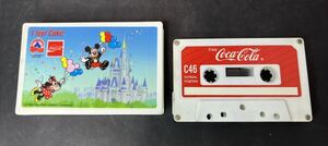 I feel Coke カセットテープ Disney ディズニー コカコーラ コカ・コーラ Coca-Cola enjoy fanta ファンタ レトロ 当時物 テープ カセット