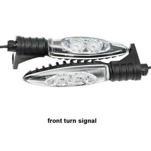 BMWアドベンチャーR1200GS R1200R F800GS K1200R用フロントリア バ front turn signal