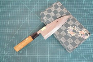 [NZ][K4825060] 研常作 出刃包丁 全長:約290mm 刃長:約160mm 重量:約248g