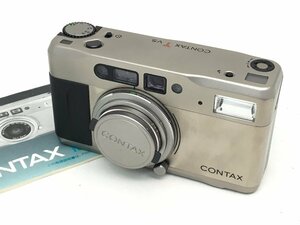 CONTAX TVS Vario Sonnar 3.5-6.5/28-56 コンパクトカメラ 通電確認済み ジャンク 中古【UW060311】