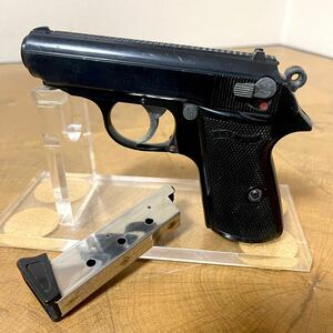 現状渡し MARUZEN/マルゼン ガスガン JASG刻印 WALTHER/ワルサー PPK/S マガジン付 詳細動作未確認