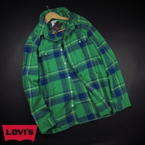 新品★Levi’s/リーバイス/リラックスフィットJACKSON ワーカーシャツ1957/190緑/【L】【JP size XL】