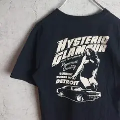 ヒステリックグラマー Tシャツ カットソー 半袖 ヒスガール 胸ポケット 黒