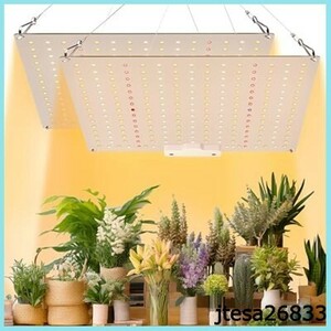 ■送料無料■JIREUAFY 植物育成ライト UV/IR LED 600W 太陽のような光 植物ライト フルスペクトル 量子ランプ 育成ライト led