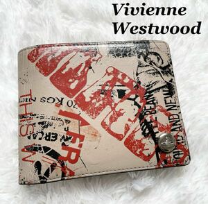 極美品 希少 Vivienne Westwood RUBBISHヴィヴィアンウエストウッド ラビッシュ 財布 ウォレット オーブ レザー マルチカラー ユニセックス