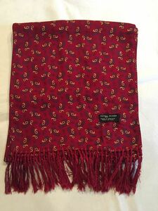 イギリス古着　tootal scarf vintageトゥータルスカーフ　スカーフ　フリンジ付き　英国ヴィンテージ　vintage tootal MV871