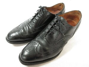 【チャーチ Church’s】 旧チャーチ CHETWYND チェットウィンド 3都市 フルブローグ シューズ 靴 (メンズ) size7.5F ブラック □30MZA6573