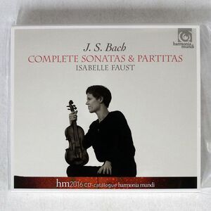 イザベル・ファウスト/バッハ 無伴奏ヴァイオリンのためのソナタとパルティータ全集/HARMONIA MUNDI HMX290847475 CD