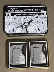 ナイトメアー・ビフォア・クリスマス カードセット　The Nightmare Before Christmas 2 Deck Playing Cards Set　(A)