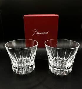 蘇さ(HY890)　バカラ　Baccarat　エトナ　ペア　タンブラー　ペアグラス　中古品　60サイズ