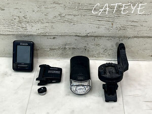 ☆ 【 発送限定 】 1円スタート売り切り!! CATEYE 3点セット URBAN HL-EL145 VELO WIRELESS+ フロントライト ワイヤレスサイコン マウント