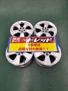 ★大田原店★中古ホイール4本★トヨタ 30プリウス純正 17インチ7.0J+50★レクサスCT/プリウスなどに