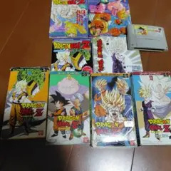 スーパーファミコン DRAGONBALLカセット5点セット＋攻略本4冊