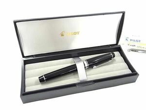 1円 ■極美品■ PILOT パイロット カスタムヘリテイジ912 ペン先 14K 585 14金 万年筆 筆記用具 文房具 ブラック系 AY5024