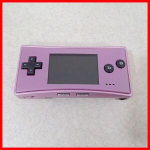 GBmicro GAME BOY micro ゲームボーイミクロ 本体 OXY-001 パープル 任天堂 Nintendo ジャンク【10