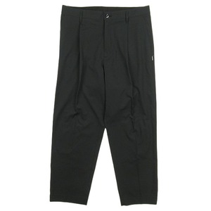 美品 24ss ネイバーフッド NEIGHBORHOOD タック パンツ センタープレス TUCK PANTS 241SPNH-PTM05 ボトムス サイズL ブラック 黒 メンズ