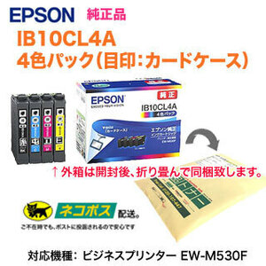 EPSON／エプソン 純正インクカートリッジ IB10CL4A （目印：カードケース） 4色パック 純正品 新品 ※代引決済不可※