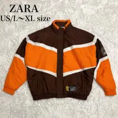 【ZARA】 中綿ナイロンジャケット L〜XL size 大きいサイズ