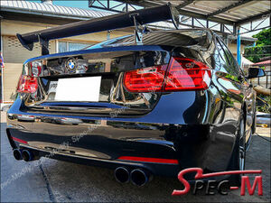 GTS Style BMW 2012+ 320i 328i 335i F30 カーボン リアウィングスポイラー