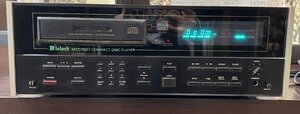 1円～ McIntosh MCD7007 マッキントッシュ CDデッキ CDプレーヤー コンパクトディスクプレーヤー リモコン 中古 動作確認済み