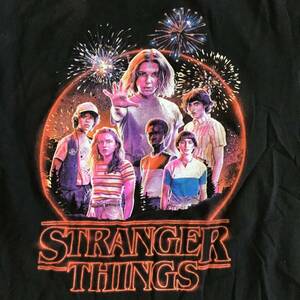 《 H 11》STRANGER THINGS ストレンジャー・シングス 半袖Tシャツ SF ホラー テレビドラマ Mサイズ 1円スタート アメリカ古着 古着卸