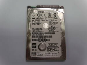 2.5インチ HDD 500GB HGST TM8513DG340ARL