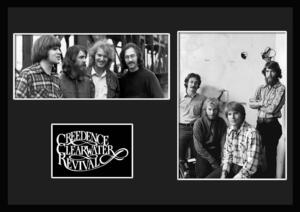 7種類!Creedence Clearwater Revival/クリーデンス・クリアウォーター・リバイバル/証明書付きフレーム/BW/モノクロ/ディスプレイ(1-3W)