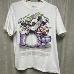 【ANDAZIA】レア 90s USA製 ALICEドラム チェシャ猫 Tシャツ