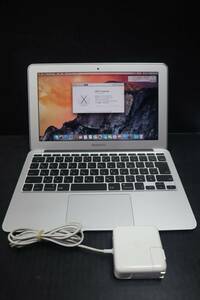 CB7752 Y Apple MacBook Air (11-inch,Late 2010) A1370 Core2Duo 1.4GHz/2GB/256GB SSD OS X Yosemite 認証済　動作品・充電器付き