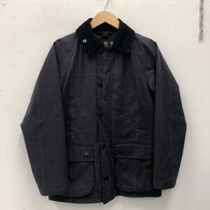 ⑯ barbour バブアー ジャケット 34 ネイビー NVY コットン 1602294 チェック BEDALE メンズ