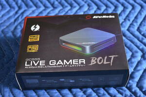 AVerMeda Live Gamer BOLT GC555 ビデオキャプチャー (4K HDR 60p p010、4K RGB 50pの録画に対応) Thunderbolt3 接続 使用感少な目