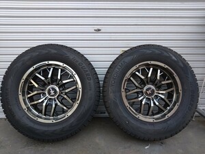 265/65R17 Nitro Power製ホイール YOKOHAMA スタッドレスタイヤ Ice guard G075 ラウンドクルーザー プラド用 4本セット