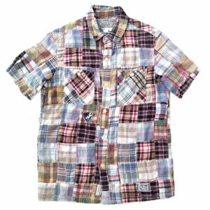 NEIGHBORHOOD ネイバーフッド CALICO PW/C-SHIRT SS パッチワーク シャツ 半袖シャツ S