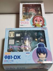 未開封　ゆるキャン△　ねんどろいど 志摩リン DX Ver　&　各務原なでしこ 2種セット　可動フィギュア　アクションフィギュア