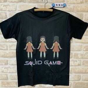 イカゲーム　XXLサイズ　Tシャツ　少女 管3617 squid game