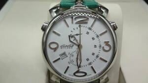 【539】Gaga Milano ガガ・ミラノ シンクロノ 5097 腕時計　クオーツ　メンズ腕時計