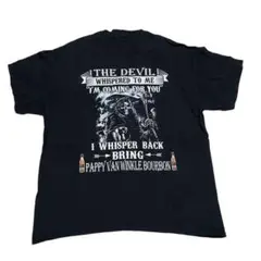 【THE DEVIL x WINKLE BOURBON バックプリントTシャツ】