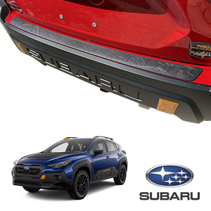 USスバル純正 リアバンパープロテクター Wilderness Edition バンパーガード ステップガード ガーニッシュ SUBARU クロストレック GU系