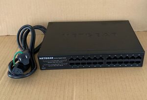 ジャンク現状品 通電のみ NETGEAR 24ポート アンマネージスイッチ 24port Gigabit Switch GS324 ★A862