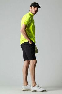 【美品】ウノピュウノウグァーレトレゴルフ1piu1uguale3GOLF/113 GOLF KNIT SHORTS×戸賀敬城/GRK047-POE425/ブラック/サイズ4