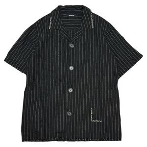 CHRISTIANDADA クリスチャンダダ　Opencollar Stripe S/S Shirts ブラック サイズ:48