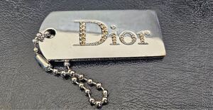 Christian Dior ラインストーン ミラーチャーム