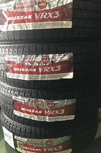 4本セット! VRX3 185/60R16 2021年 ブリヂストン ブリザック スタッドレス 倉庫保管品 アクア フィット ②/