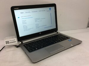 ジャンク/ HP HP ProBook 430 G3 Intel Celeron 3855U メモリ2.05GB ストレージ無し 【K05050】