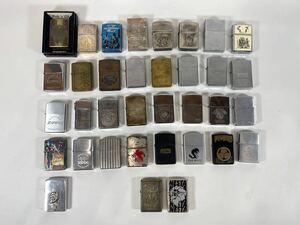 1円スタート　Zippo ジッポー　オイルライター　35個　まとめ売り　中古品　未確認　