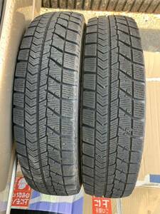 BRIDGESTONE BLIZZAKブリヂストンブリザックスタッドレス　VRX 145/80r13 16年47週　5分山中古2本セット②