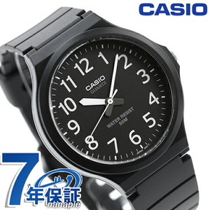 カシオ CASIO MW-240-1BV チプカシ 海外モデル メンズ 腕時計 ブランド カシオ casio アナログ ブラック 黒